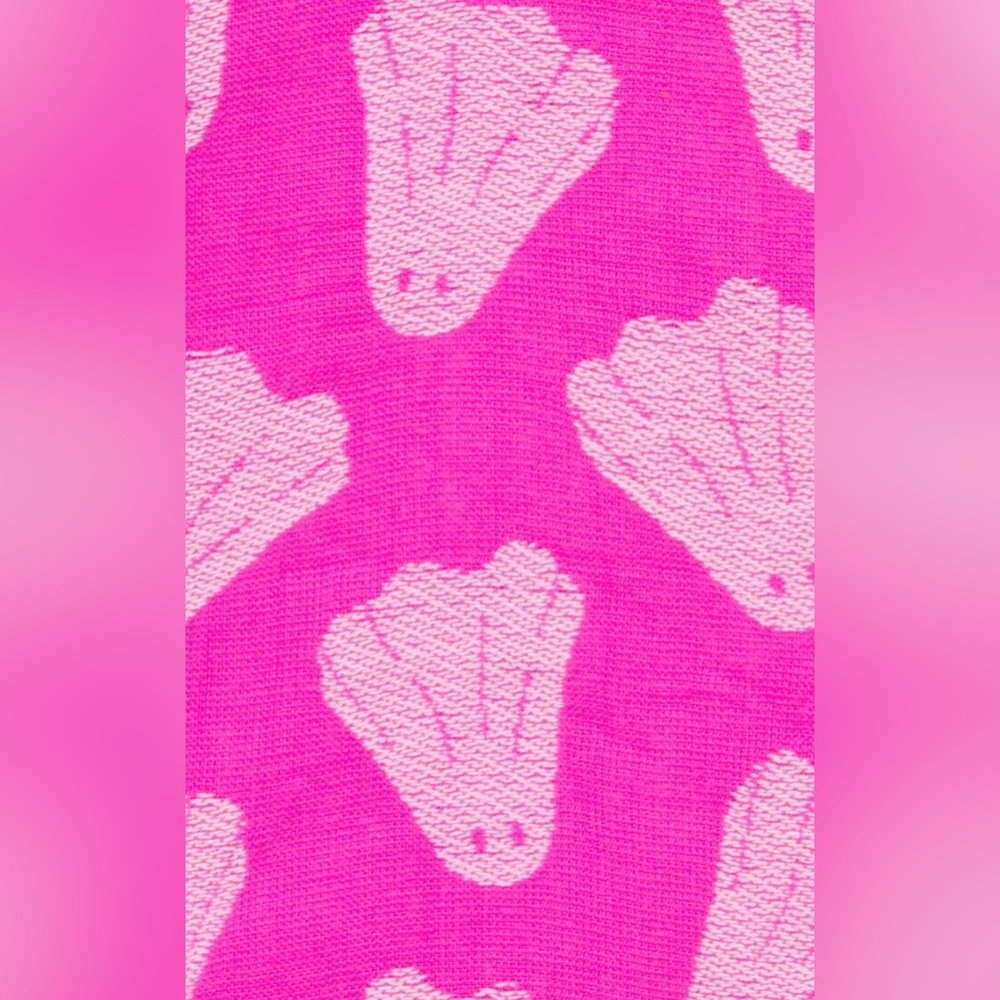 Hey Boo! NWT 2 Pk Ghost Kitchen Towels - Hot Pink - Picture 2 of 2